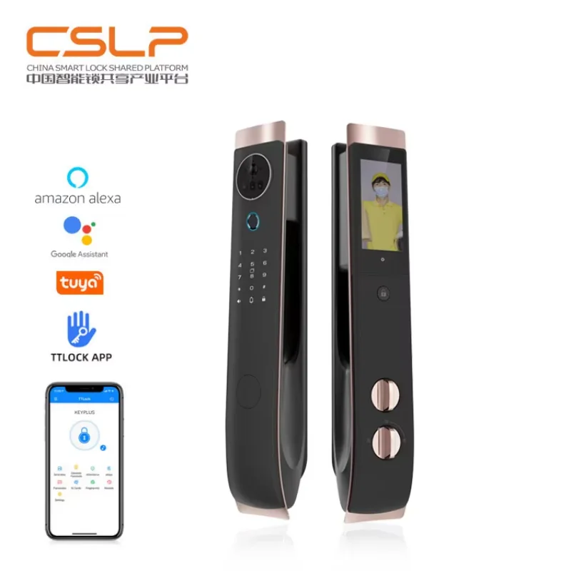 

Electronic Tuya 3d Face Recognition Automatic Smart Door Lock Residential Keyless Biometric Fingerprint Door Locks