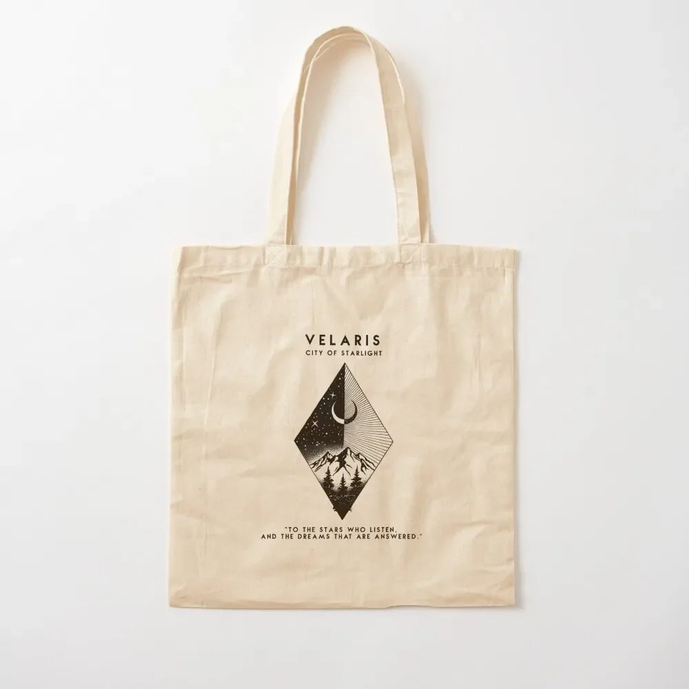 

To the stars who listen and the dreams that are answered, Rhysand quote Tote Bag canvas tote Canvas Tote Bag