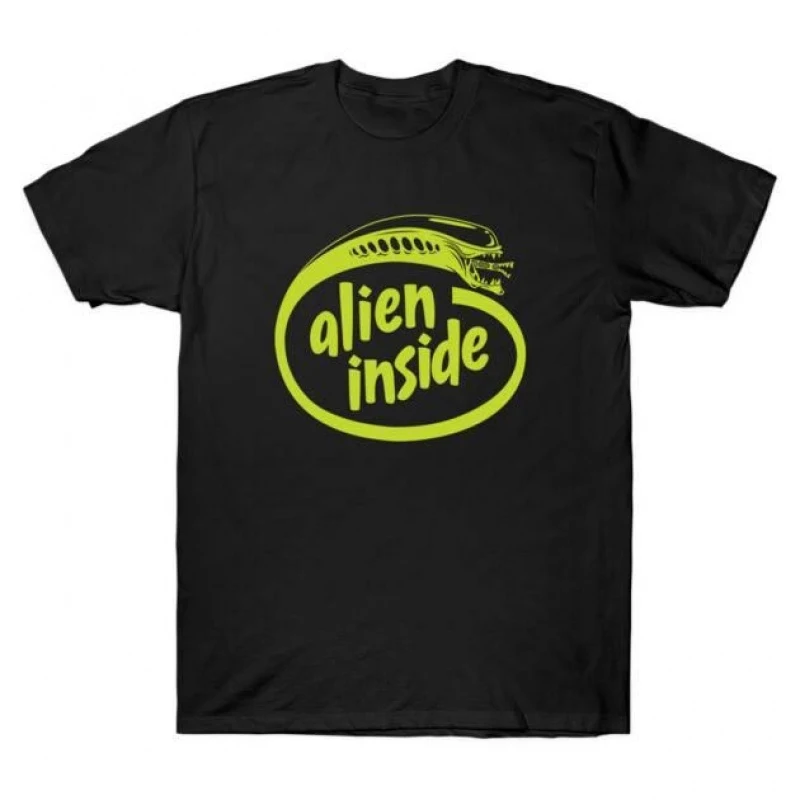 

ALIEN Inside 0412 Sci-Fi Alien Gift T-Shirt Weyland LV-426 Xenomorp Horror movie Short Sleeve Graphic clothes All size tops