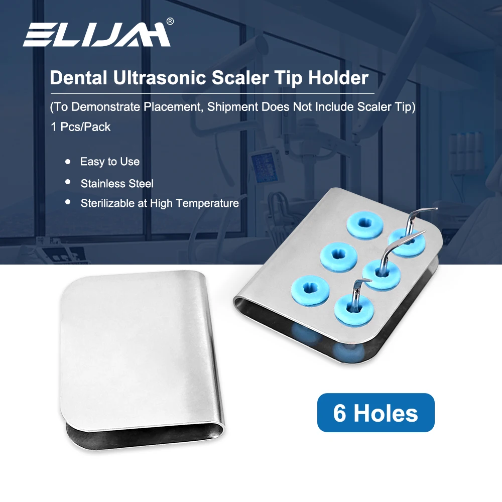 

ELIJAH стоматологический ультразвуковой скалер, наконечник, 6-отверстий, держатель для борной дрели, блок-органайзер, автоклав, стерилизатор, чехол, дезинфекционная коробка