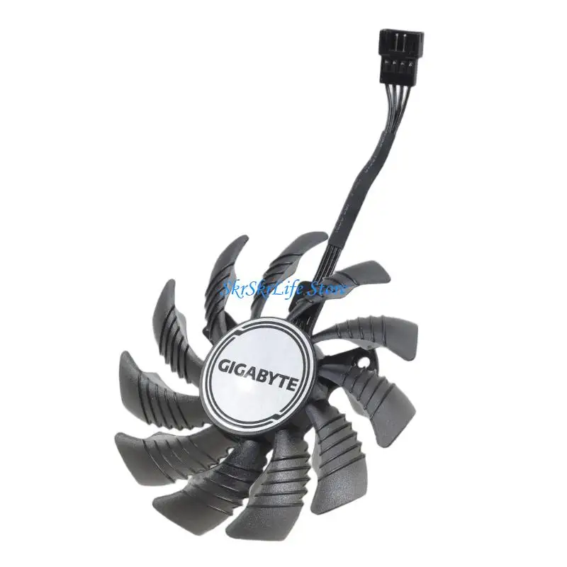 

E65E 78mm 4Pin PLD08010S12HH for 3050 3060 3060TI GAMING OC Graphics Card Replacement Fan