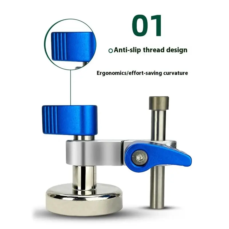USER FRIENDLY-Magnet Locator Positioner CNC Workpiece Locator Auxiliary Vise Vice Self Centering Parallel Magnetic Suction
