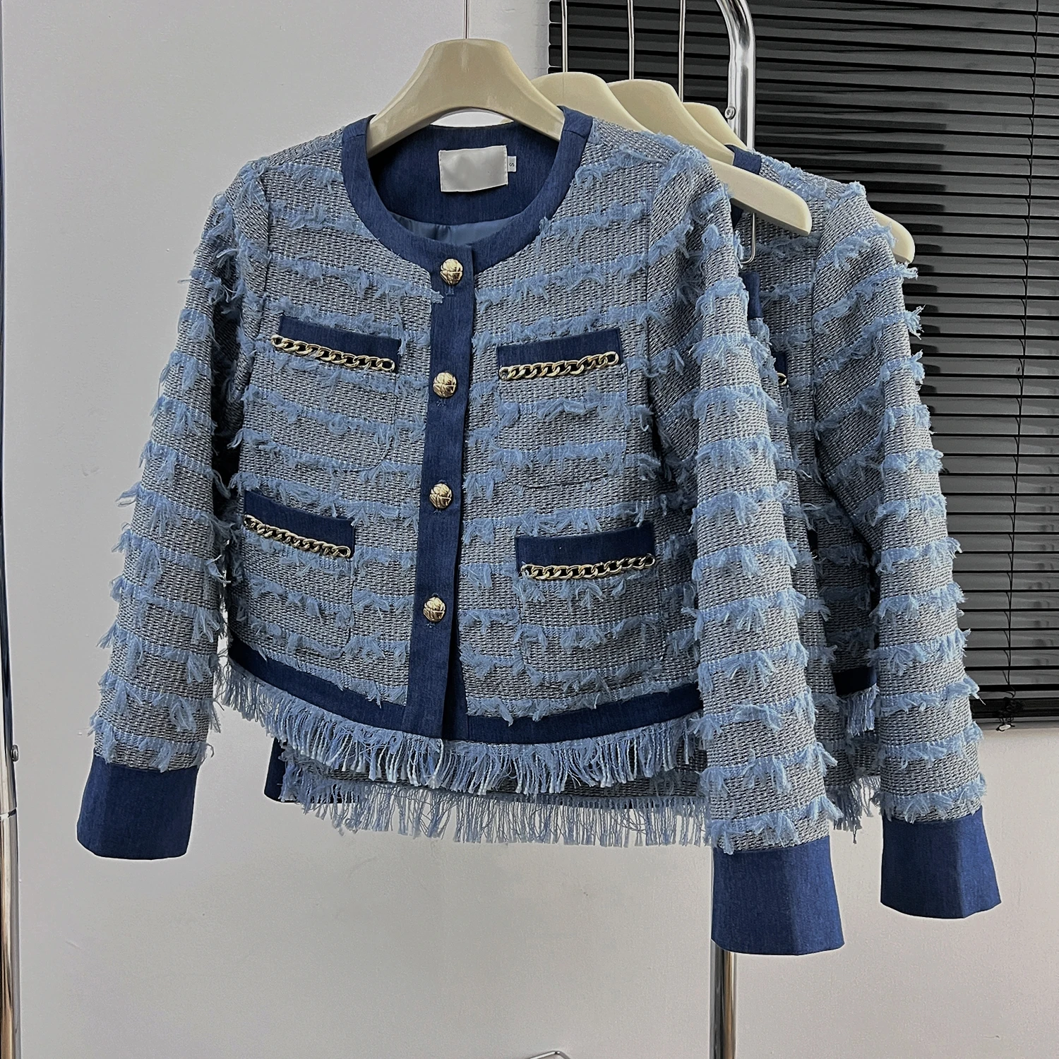 Primavera autunno nuova gonna vestito donna elegante Patchwork coreano moda piccolo cappotto + minigonne Casual Office Lady Set 2 pezzi