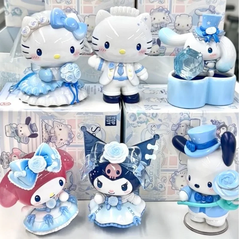 กล่องสุ่มซานริโอ้ ซีรีส์งานแต่งงานสุดโรแมนติก ของเล่นน่ารักสุดฮิต ของขวัญวันวาเลนไทน์ วันฉีซี ของตกแต่ง ของขวัญวันเกิด