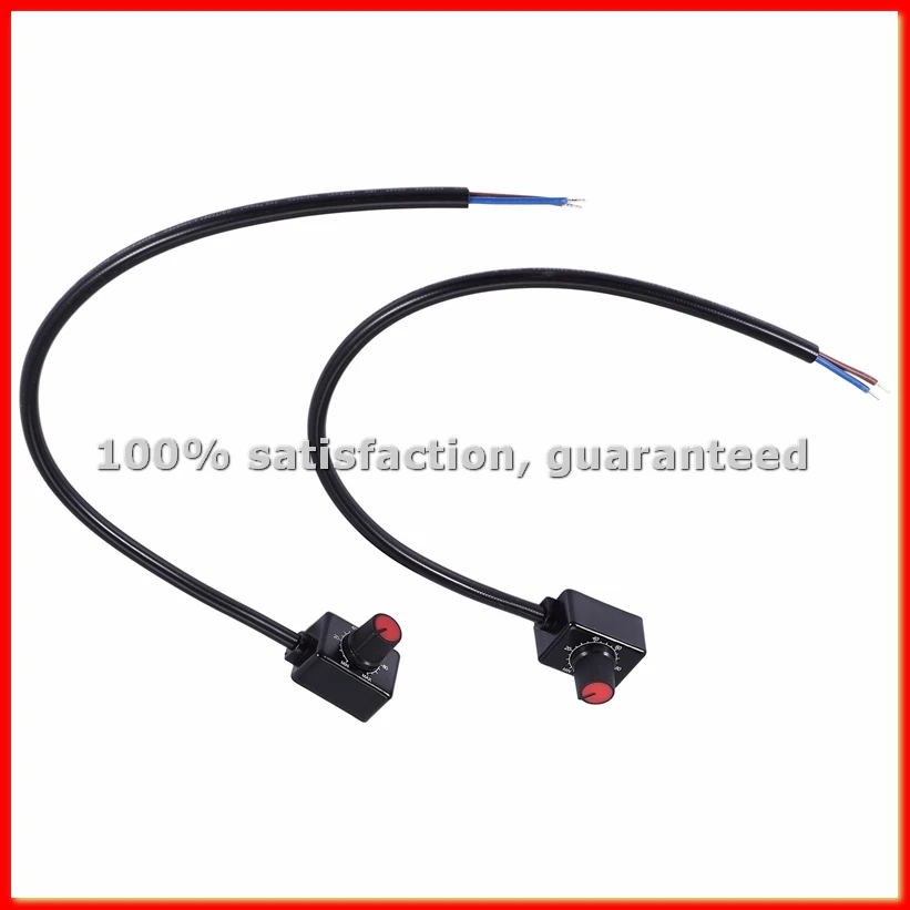 DC 0/1-10V Knob LED Dimmer, Low Voltage Passive Dimmer PWM Dimming for 0-10V or 1-10V Dimmable Electronic LED Driver-A68X