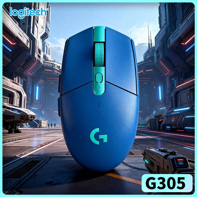 

Беспроводная игровая мышь Logitech G305, сенсор HERO 12000 DPI, 6 программируемых кнопок, 250 часов автономной работы, 99 г, для ПК и Mac