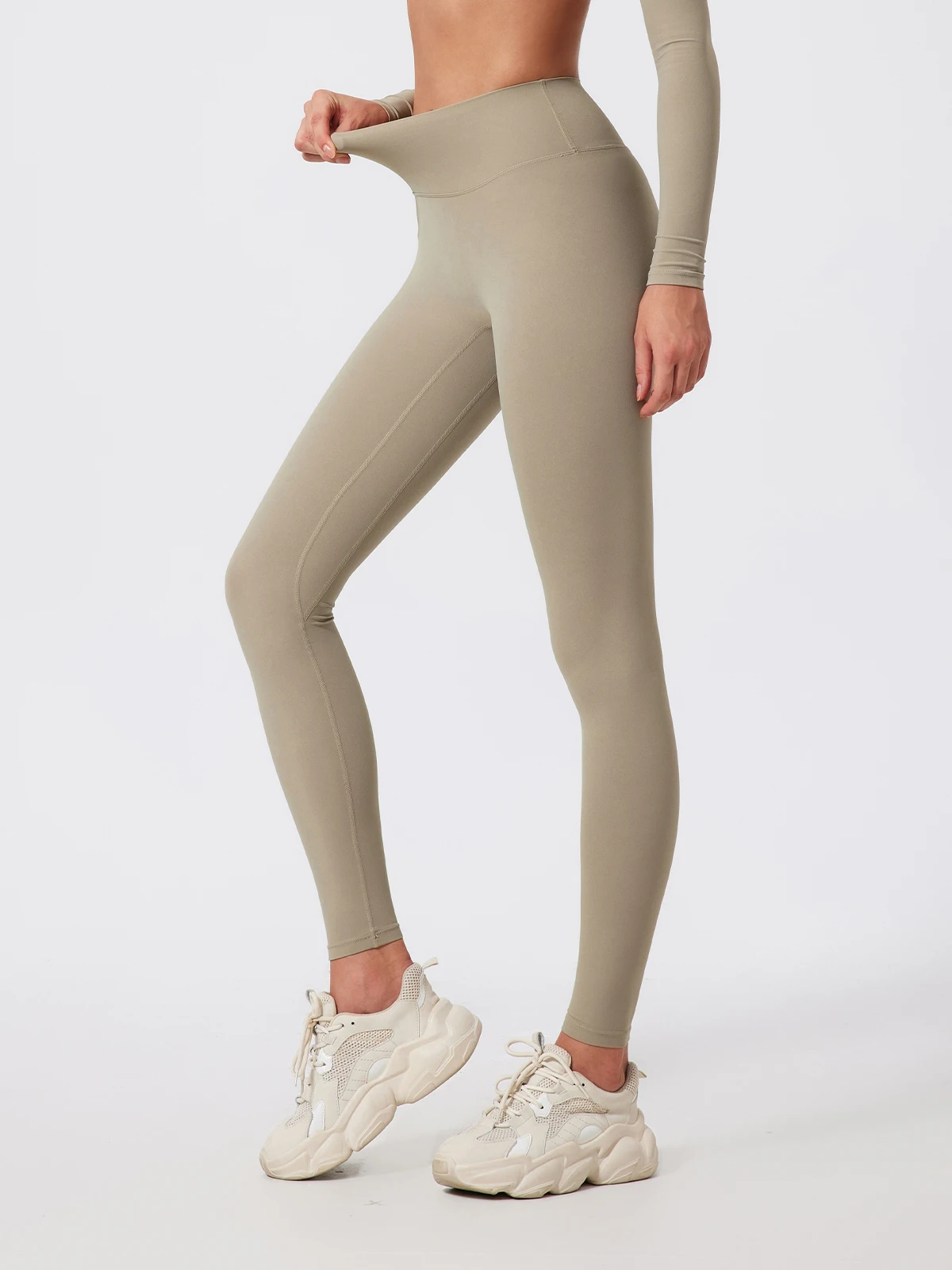 Neue Sommer High-Waist Sport-Leggings für Damen, Atmungsaktive Enge Hosen, Outdoor-Sportbekleidung, Damen-Gym-Sporthosen, Yoga-Damenhosen – Detail 13