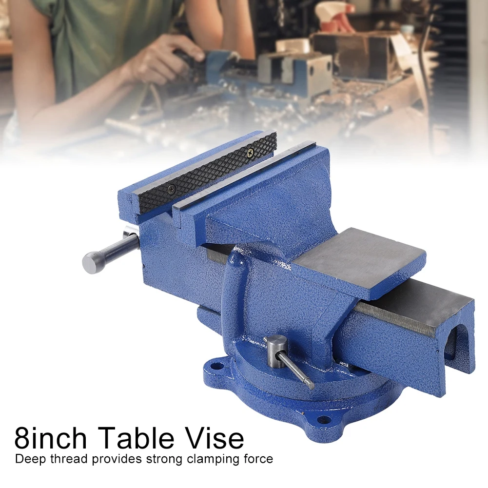 Bench Vise Table Accurate Flat‑Nose Pliers Fixed Fixture Clamp Tools 8 inch 14kg