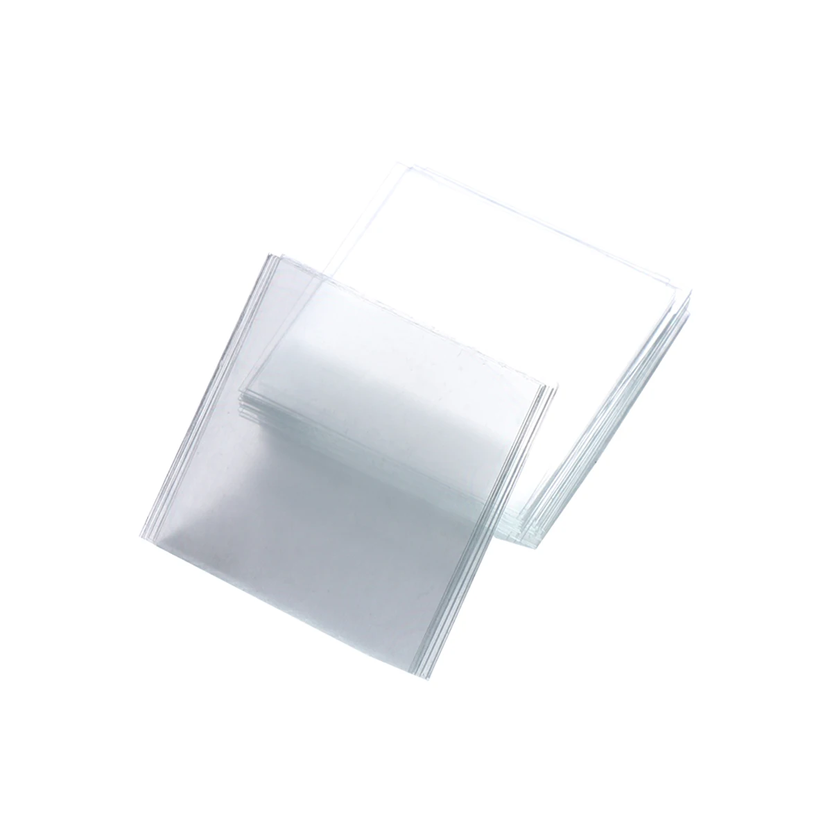 100-teiliges Mikroskop-Abdeckglas-Set, einfach zu bedienen, hohe Klarheit für optische Mikroskop-Zubehör, Abdeckung aus Glas, quadratische Abdeckgläser