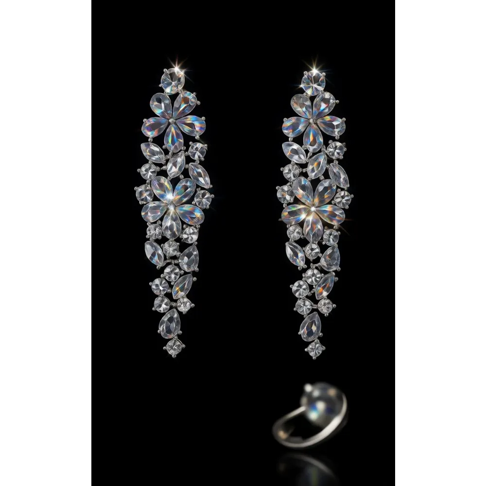 

Серьги-подвески с кристаллами Marquise, эффектные и сверкающие, для женщин, на свадьбу или выпускной