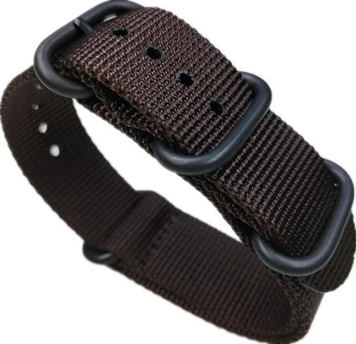 XL size 300 long nylon watch band four rings in one 18.20.22.23.24.26.28MM