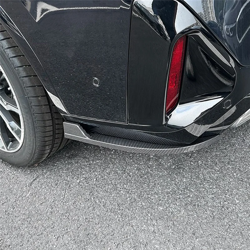 Pour BMW X4 G02 LCI M Sport 2022 + pare-chocs arrière lèvre Angle diffuseur séparateur becquet protecteur pièces en Fiber de carbone accessoires