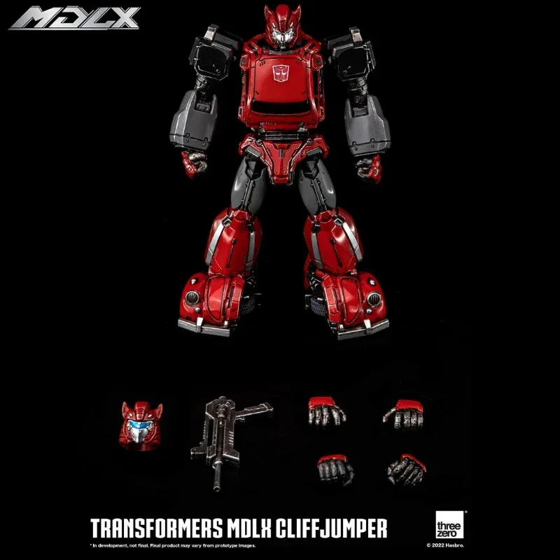 In Stock  Original ThreeZero 3A G1 MDLX Cliffjumper High Quality 36 Places To Move 12CM Action Figure with Box