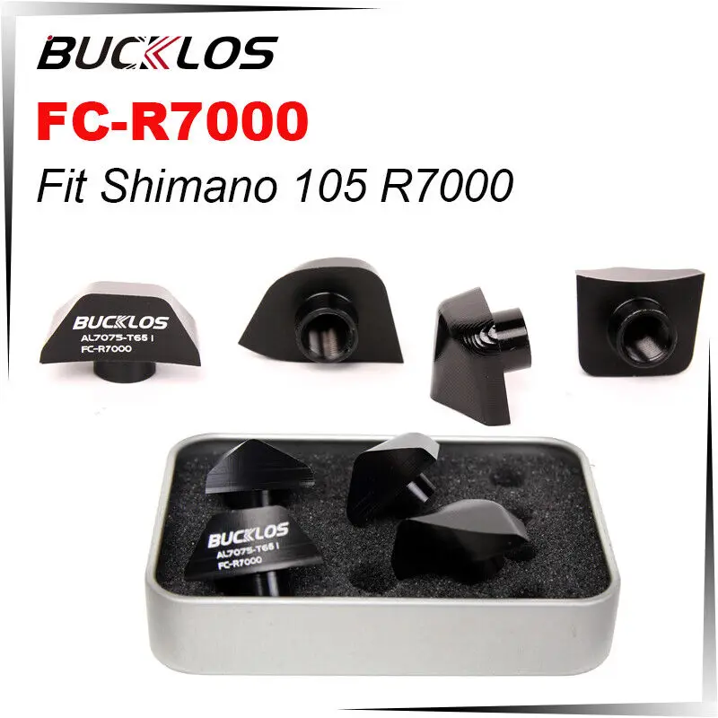 BUCKLOS Bike Chainring Bolts Fit Shimano 105 ULTEGRA Aluminum CNC Chainwheel Screws Nuts for R7000 R8000 R9100 DU R8100 R9200