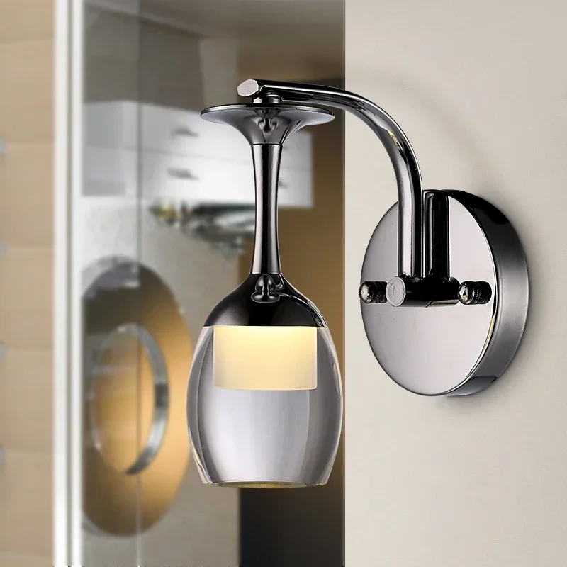 Crystal  Modern brief lamp bed-lighting wall lights entranceway lamps