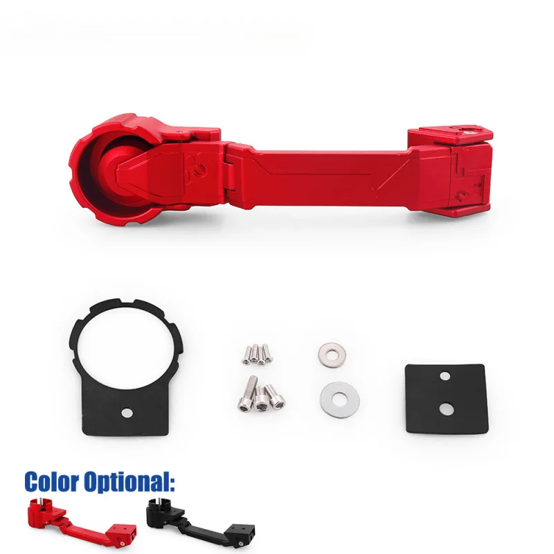 

Car Exterior Mechanical Door Handle Black/Red Aluminum for Jeep Wrangler JK 2007-2017 Car Doors Styling