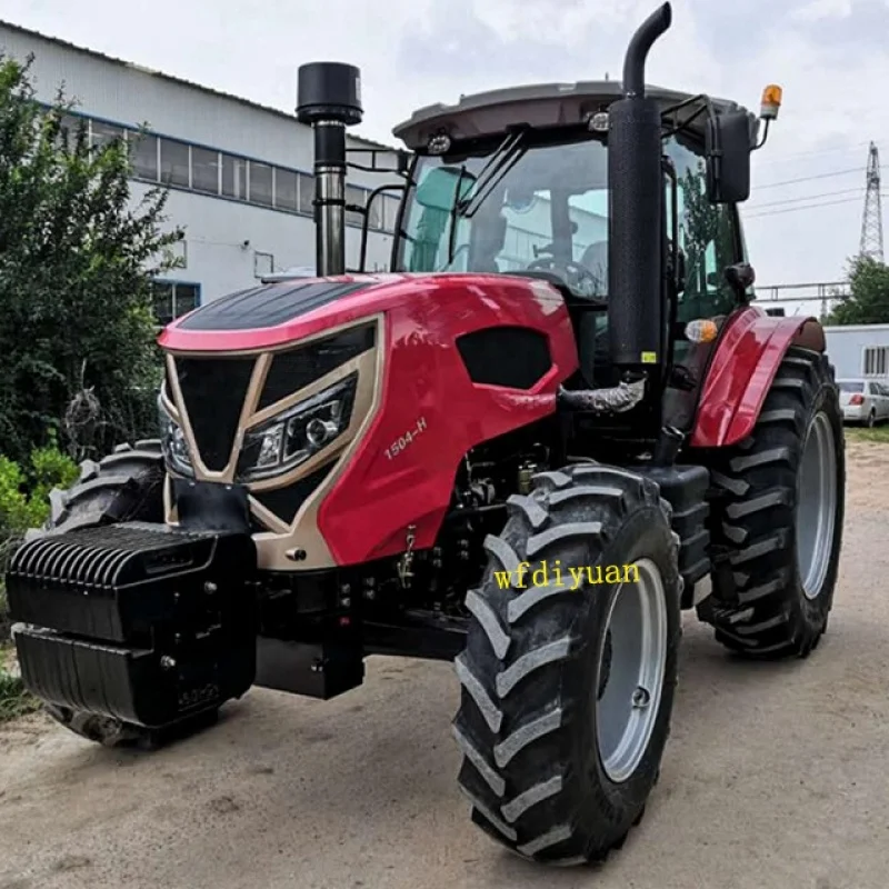 

china：210hp 4x4 AC Cabin farm tractors traktor diyuan tractor price can talk agricola trator