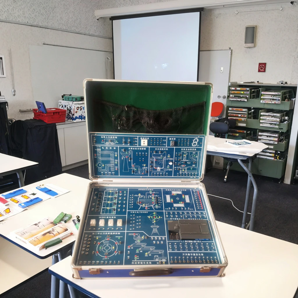 Programmable Logic Controller Experiment Box Electrical Engineering Technical School Laboratory Didactic Educational Equipment