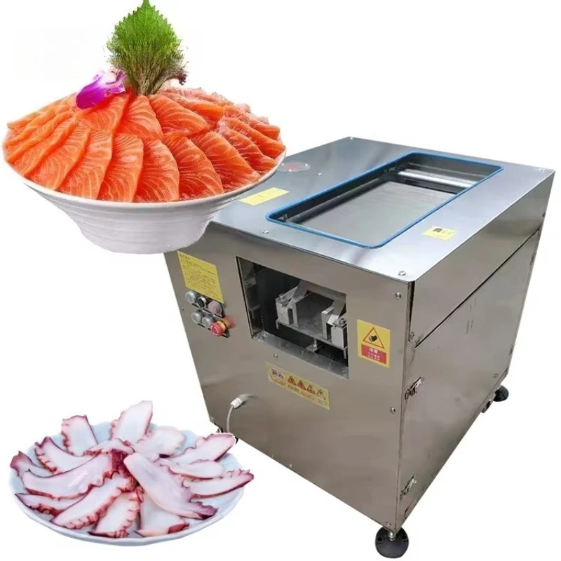 Customized All-in-one Meat Fish Processing Slicer Versatile For Sashimi Red Eyed Trout And Frozen Salmon Cutting