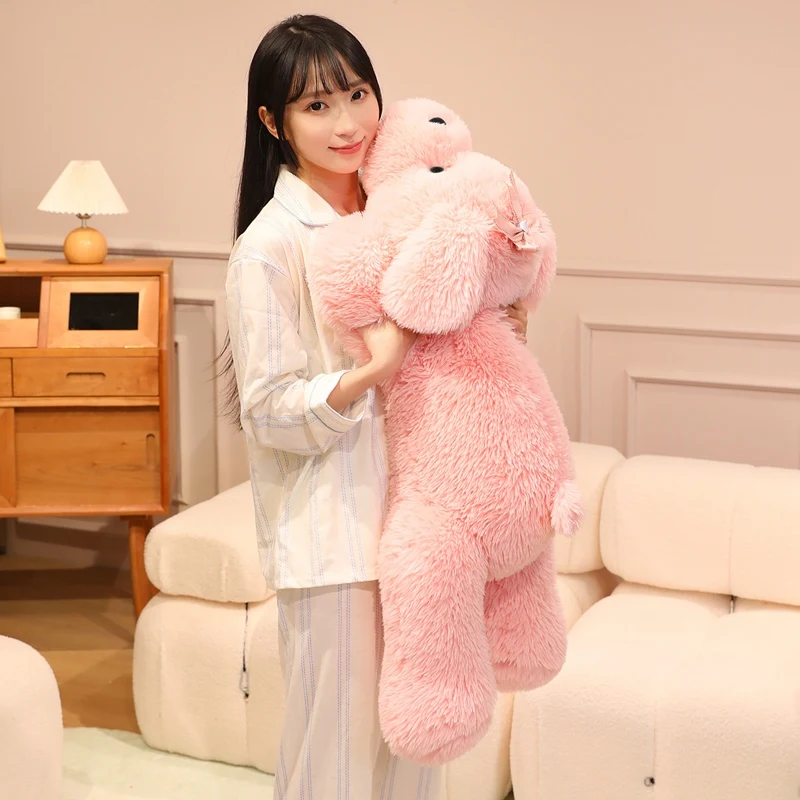 

Пушистые плюшевые игрушки для щенка большого размера, уютная мультяшная кукла-собачка, теплая плюшевая подушка с животными, спальный рождественский подарок