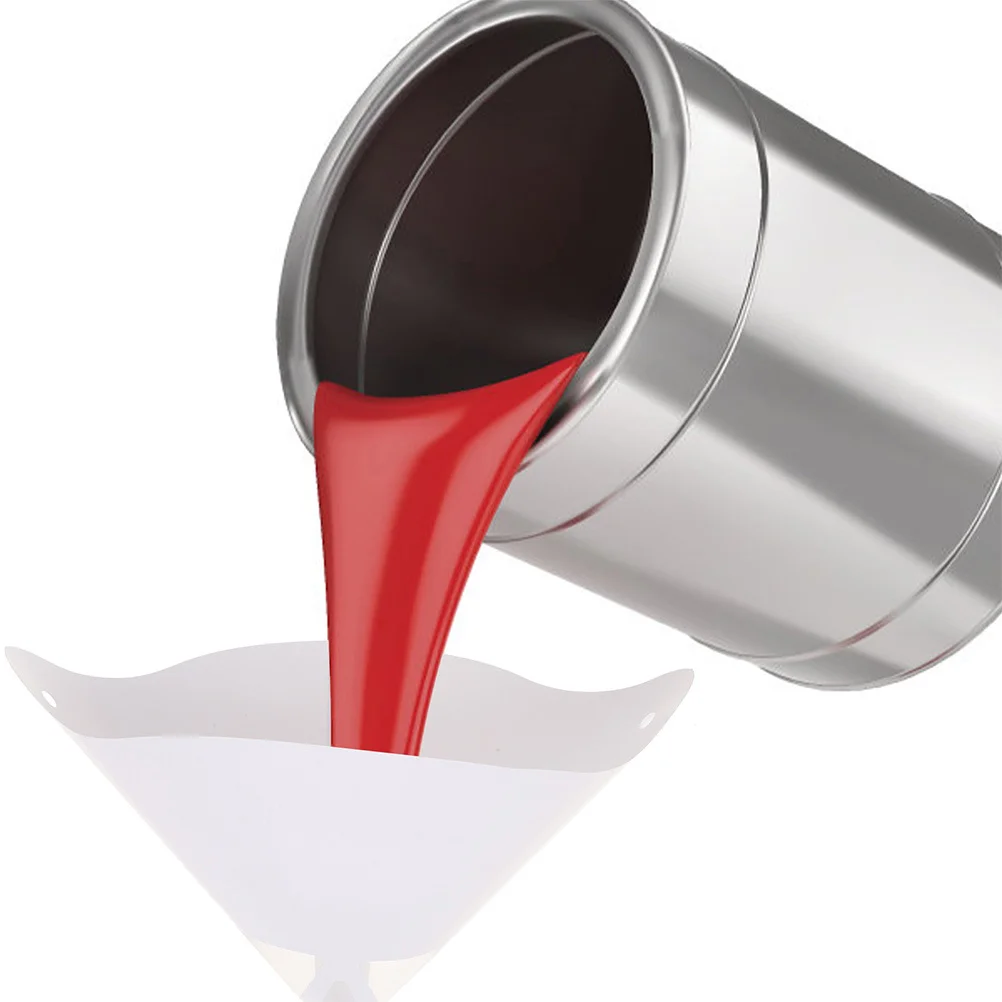 

50 Pcs Funnel Filter Automotive Paper Car Paint Automobile Oil Strainer Cone Mesh