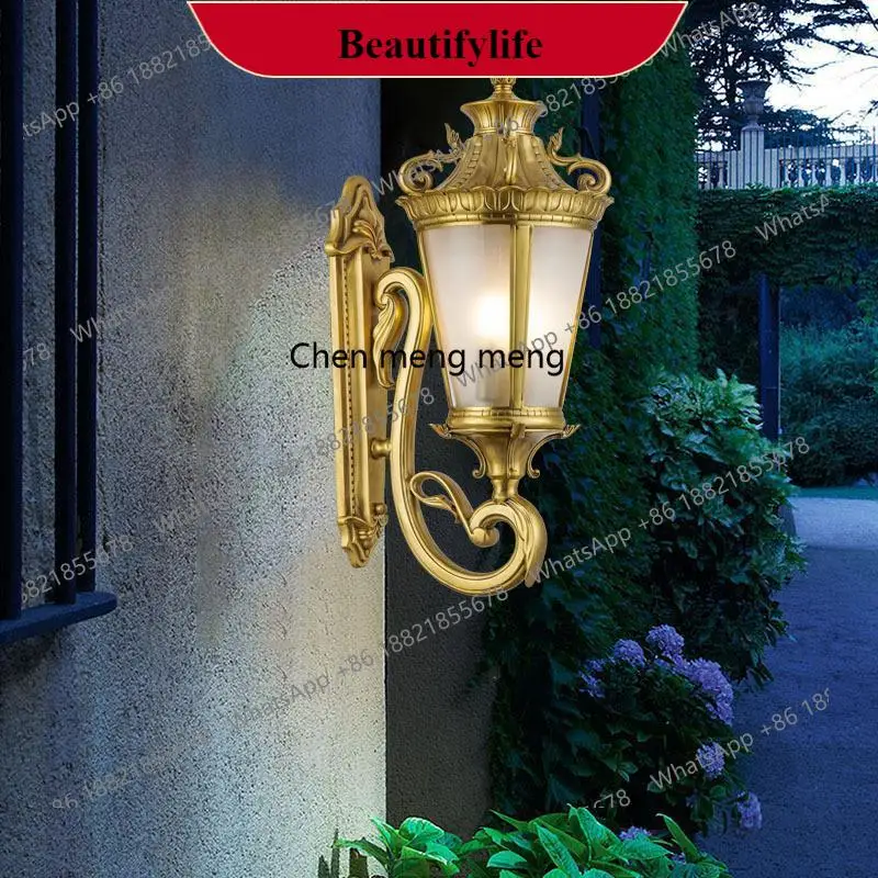G153 الأوروبي الراقية مصباح الجدار في الهواء الطلق حديقة فيلا فناء المنزل مصباح الباب الجدار في الهواء الطلق #1