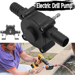 Diesel Oil Fluid Water Pump Self-priming Mini Hand Drill Liquid Transfer Pumps for Outdoor Personal Car Parts Decoration