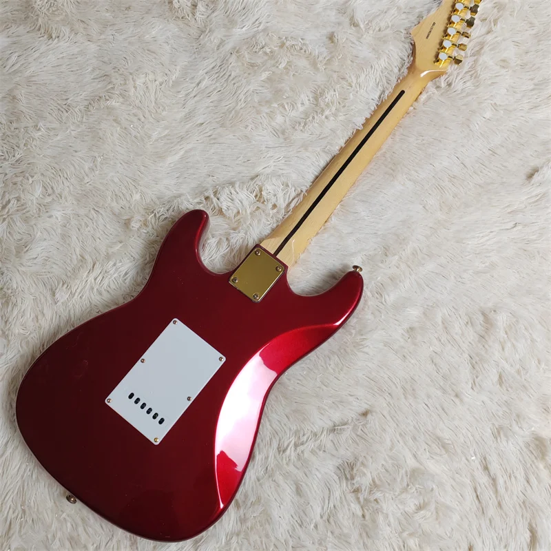 Classic Production Flash Metal Paint 6 String Electric Guitar, Can Be Customized Color