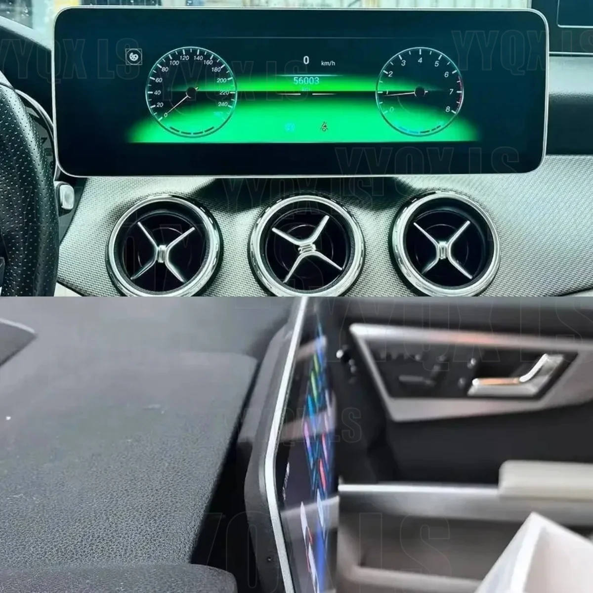 

14,9-дюймовый автомобильный мультимедийный плеер для Mercedes-Benz GLA A-Class CLA 2016~2018, Android GPS-навигация, автомобильное радио, стереосистема, головное устройство