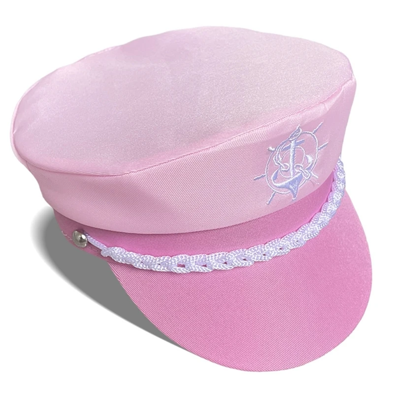 Costume da cappello da capitano Billycock per donne adolescenti per abbigliamento da festa da marinaio DXAA