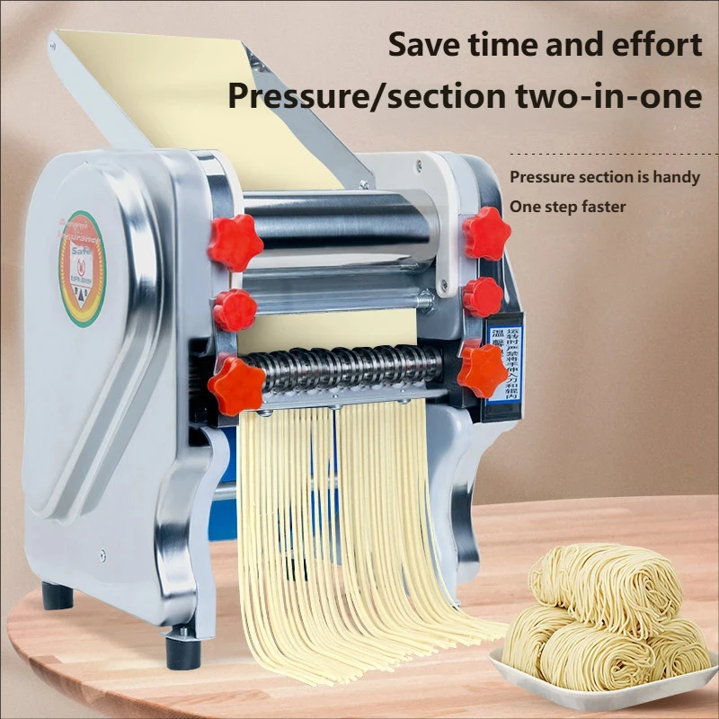 

Commercial Automatic Electric Dough Sheeter Noodle Making Pasta Maker Dough Roller Noodle Cutting Machine Hot Automatic Noodle