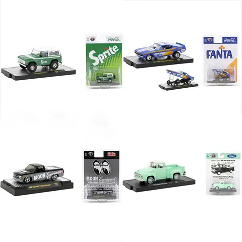 M2 Machines 1:64 1968 pressofuso in lega modello di auto GT 390 collezione limitata giocattolo per bambini regalo di compleanno
