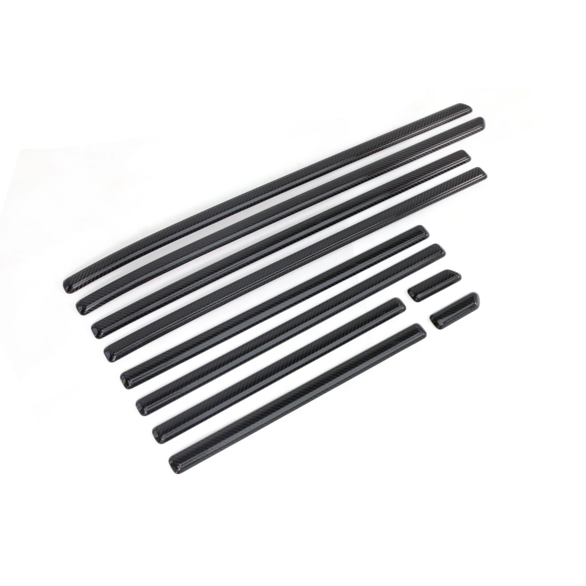 W464 Bulge Style ide Moulding Strip Dry Carbon Fiber Car Decorative Strip Trims