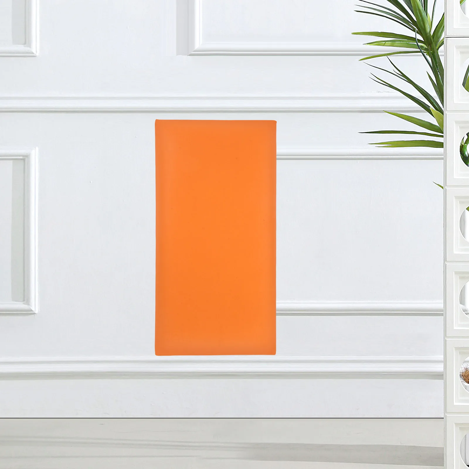 

Orange 3D Anti Collision Wall Pad Self Adhesive Soft Padded Panel for Children Bedroom Headboard Safety Protection Playroom Wall