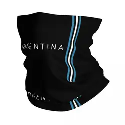 Argentina Flag Argentine Flag Bandana Neck Gaiter Football Soccer Balaclavas Face Mask Scarf Headwear Running Adult Windproof