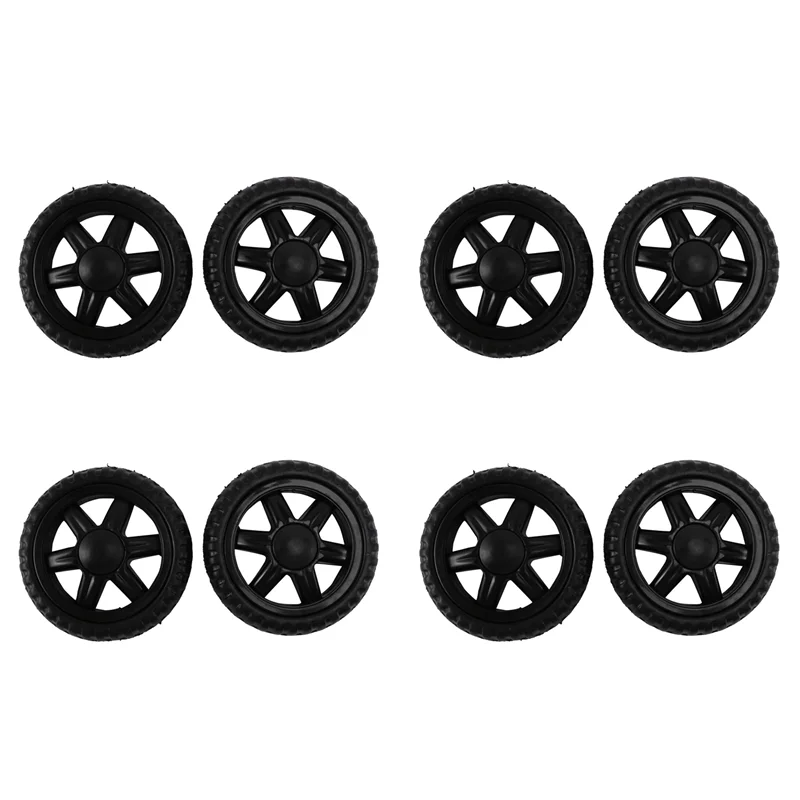 

FX-Rubber Hot Wheel Travelling Luggage Cart - Black (8 Pieces)