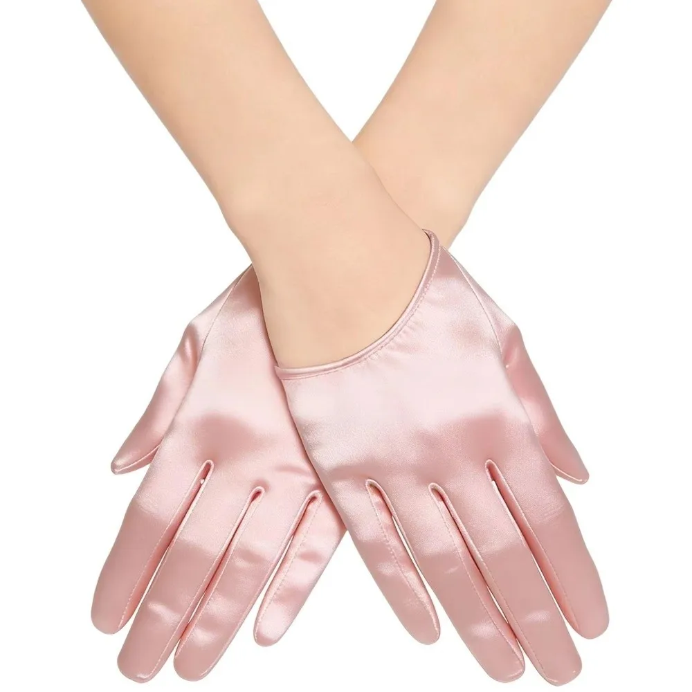 Anti-Slip Halloween Half Palm Gloves Palm Guard Shock Absorption Dance Mittens Short Style Durable Dance Performance Gloves
