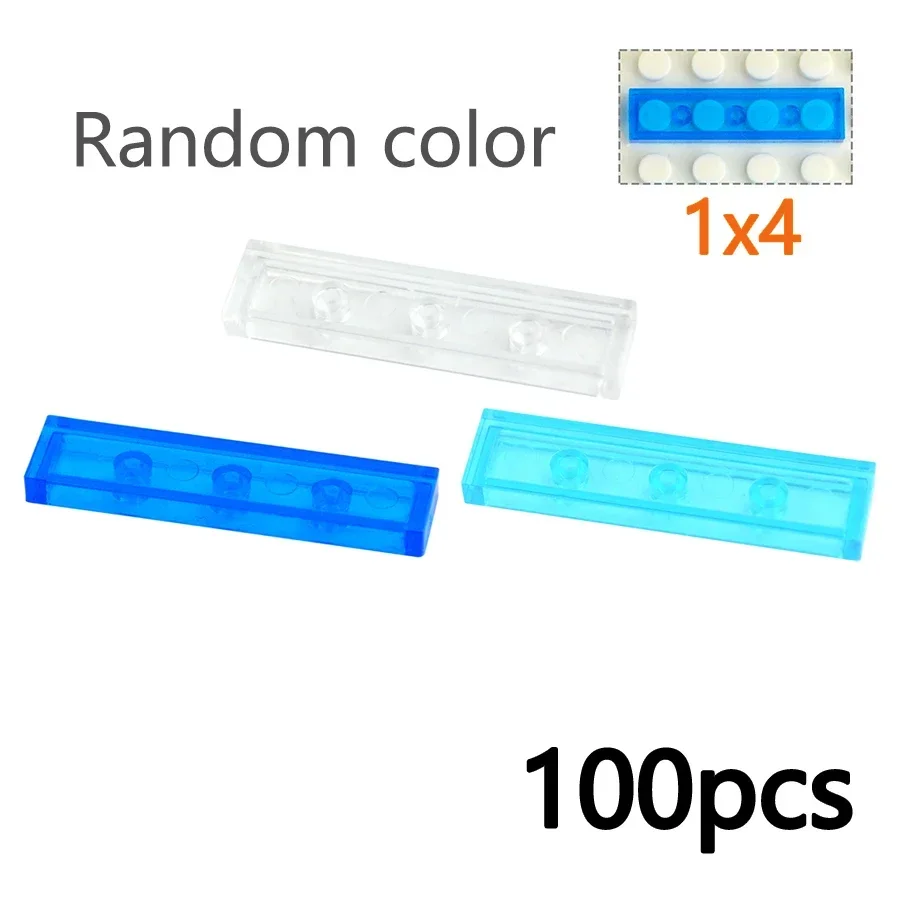 DlY Transparent Smooth Brick Creative Toy Assemble Figures