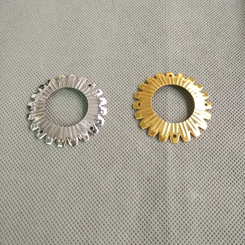 

10 шт., хрустальная подвесная лампа, кольцо шестерни, декоративная цветочная крышка, люстра/рукоятка лампы, модифицированная лампа, аксессуары для освещения «сделай сам»