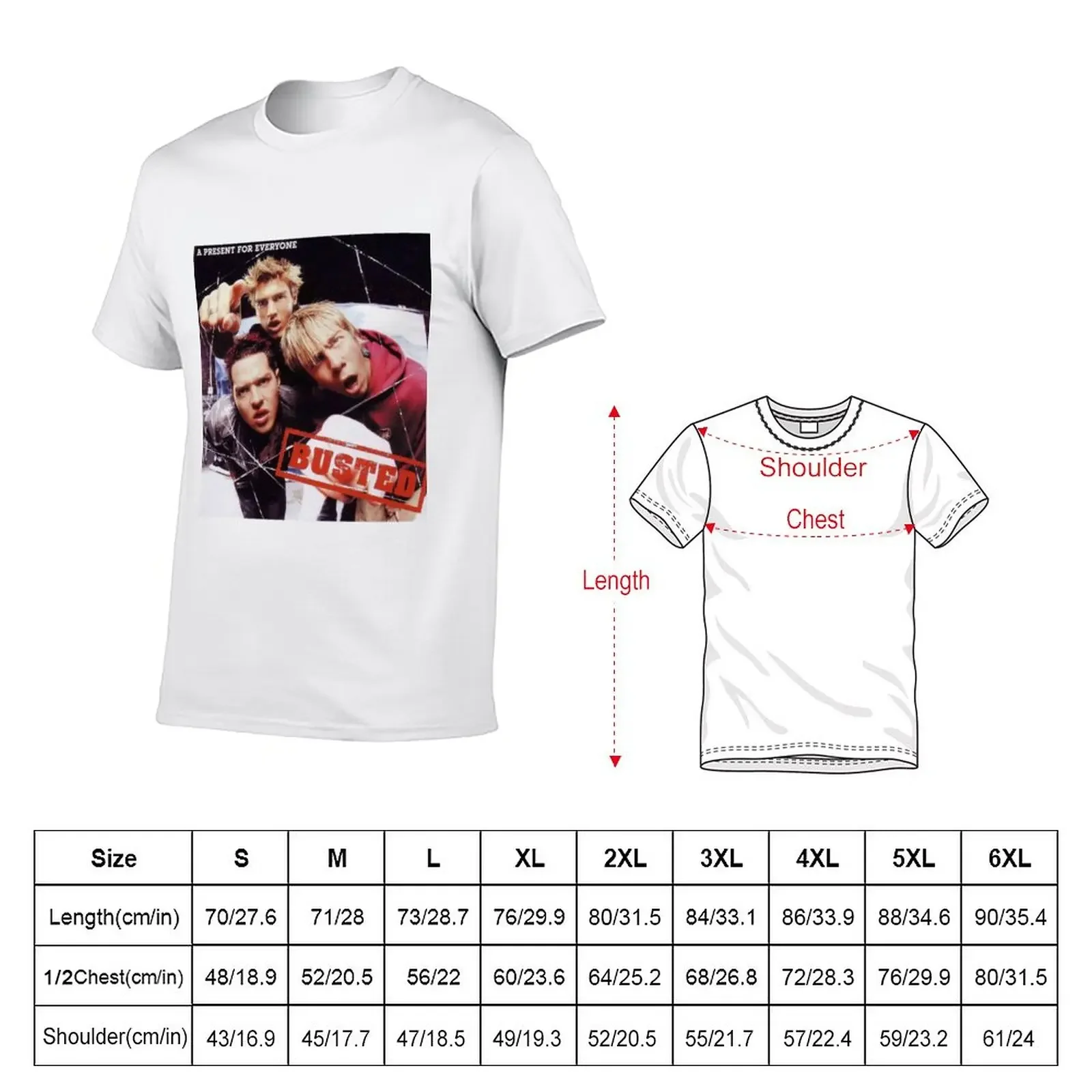 New Busted - A Present For Everyone T-Shirt plus size clothes essential t shirt man clothes for a boy mens funny t shirts