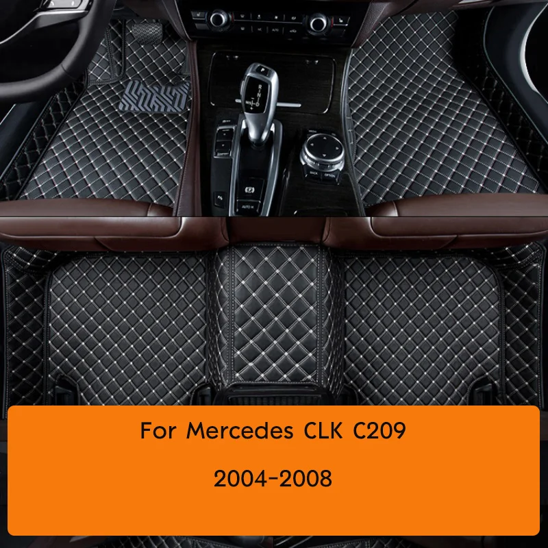 

Для Mercedes CLK C209 2004-2008 искусственная кожа на заказ автомобильные коврики авто детали интерьера аксессуары ковер