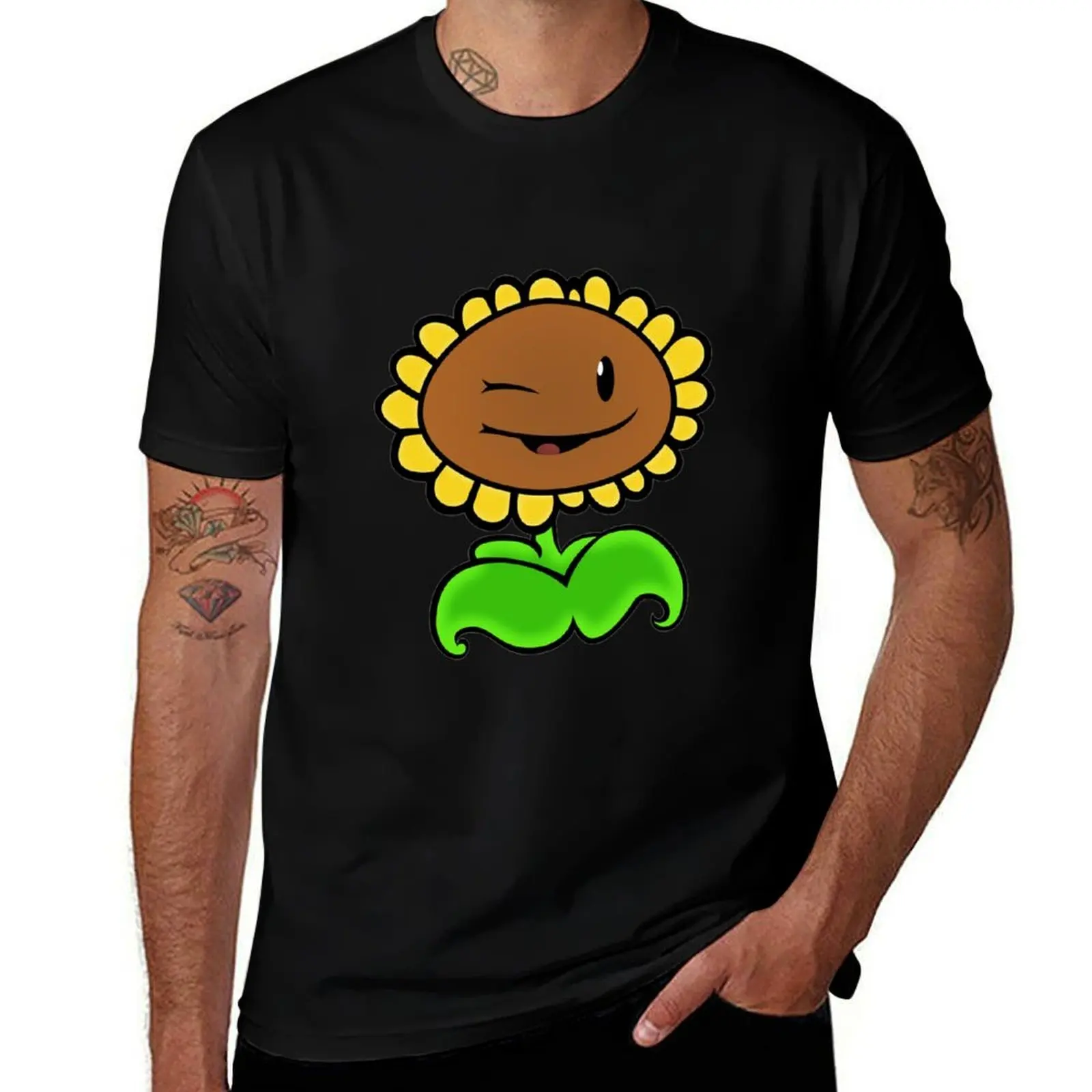 

Sunflower PVZ T-Shirt Halloween Theme T-Shirt