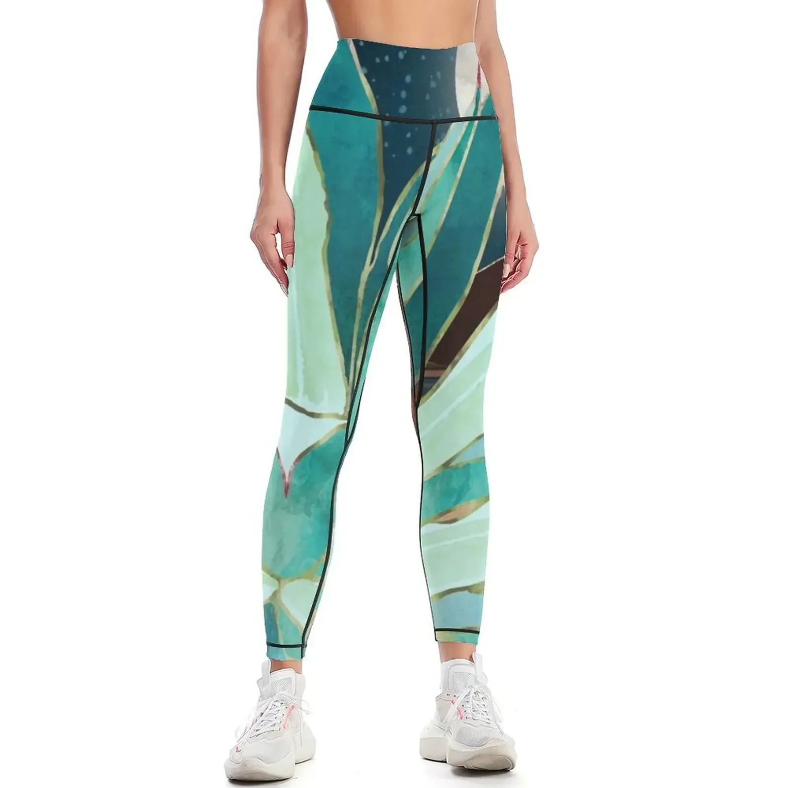 

Desert Agave Leggings Jogger pants active wear harem pants Golf wear Womens Leggings