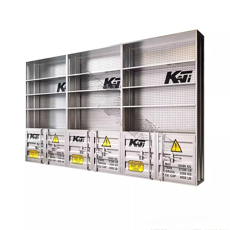 

Display Cabinet Commercial Display Cabinet Product Storage Container Wine Cabinet Sample Chaodian Exhibition Locker