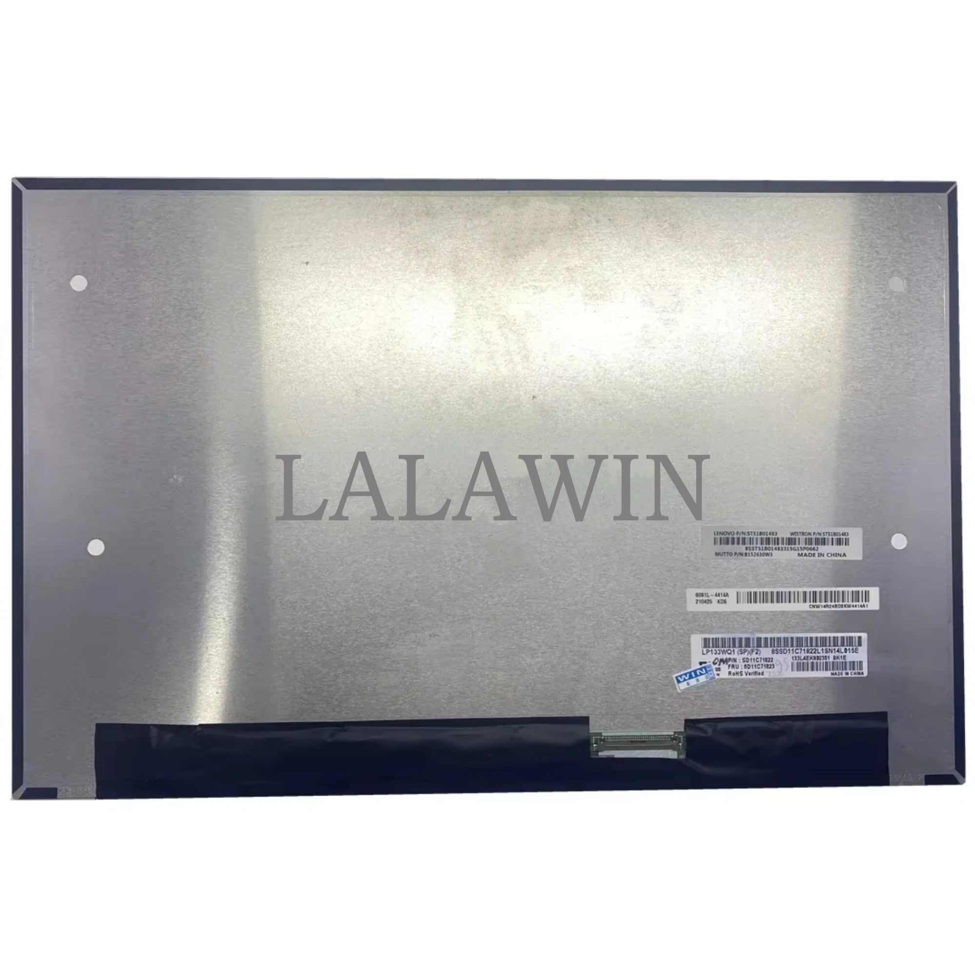 LP133WQ1 SPF2 2560x1600 Display Panel Matrix 13.3 Inch Laptop LCD Screen