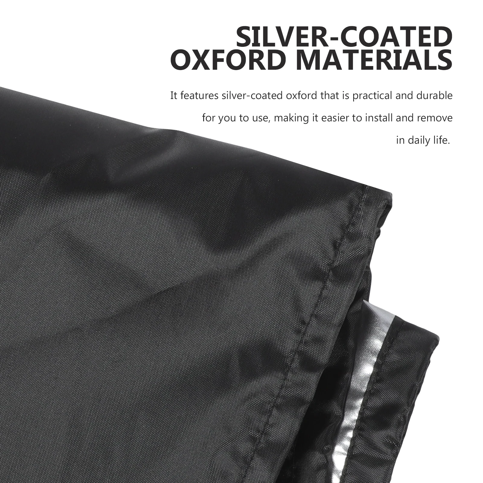 

1pcs Waterproof Boat Seat Cover Black 210D Oxford Folding Chair Rain Dust Proof Fishing Boat Accessories