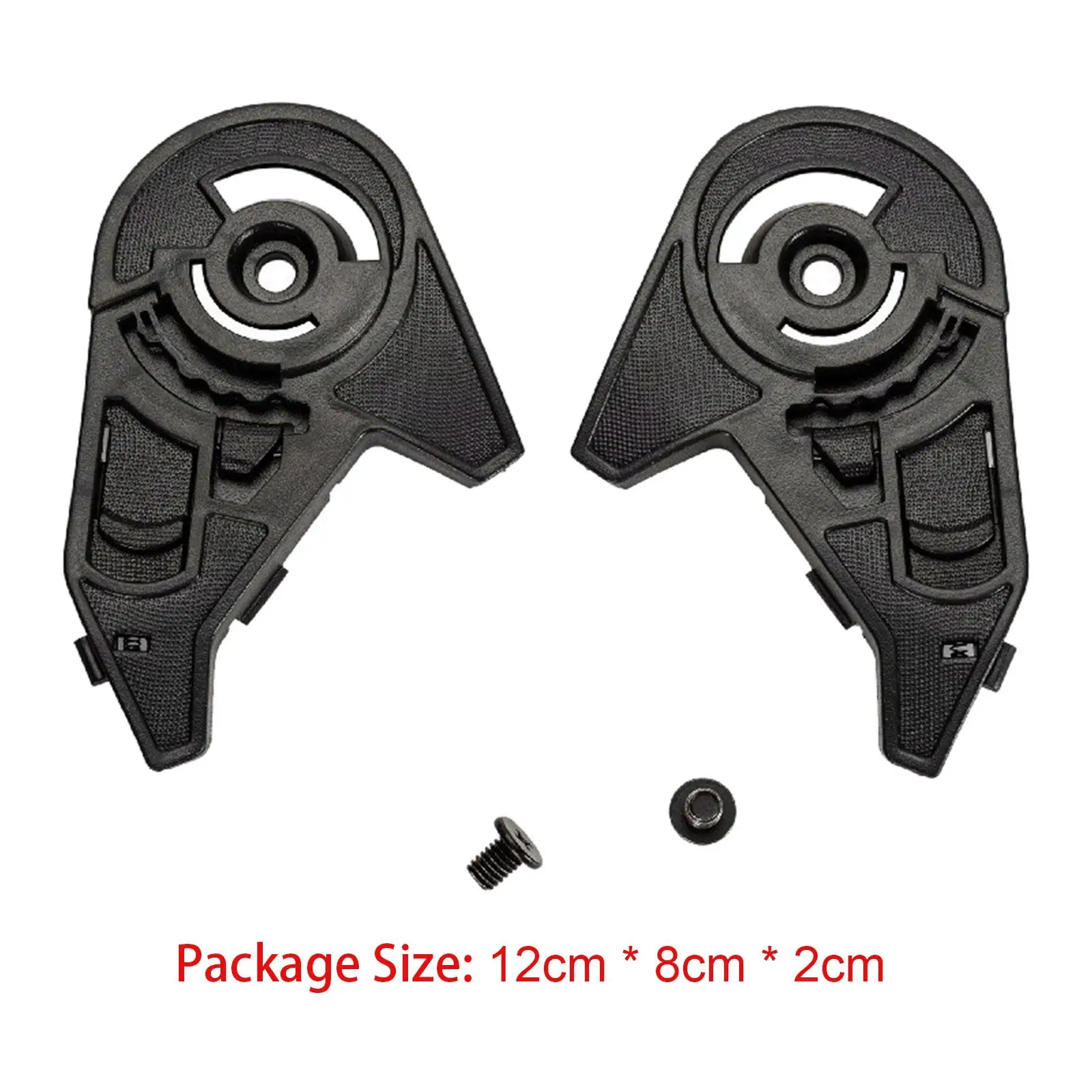 2 Pieces Motorcycle Helmets Visor Base Replaces Accessories High Performance