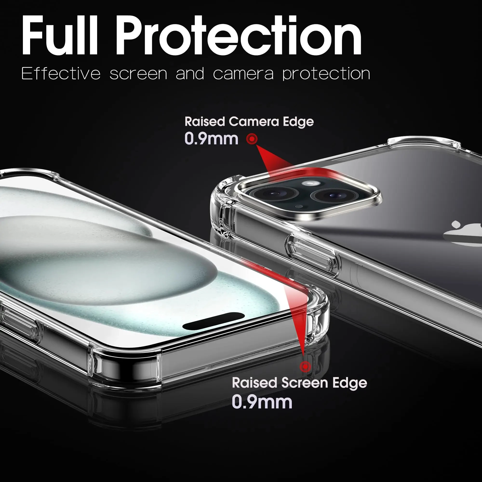 Shockproof Clear Phone Case For iPhone 16 15 13 11 12 14 Pro Max Plus Mini X XS Soft Silicone Protection Transparent Accessories