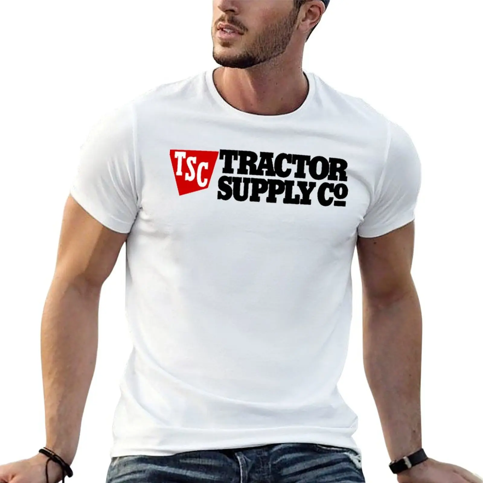 Tractor Supply TSC Logo Merchandise T-shirt anime tops Blouse oversized mens graphic t-shirts