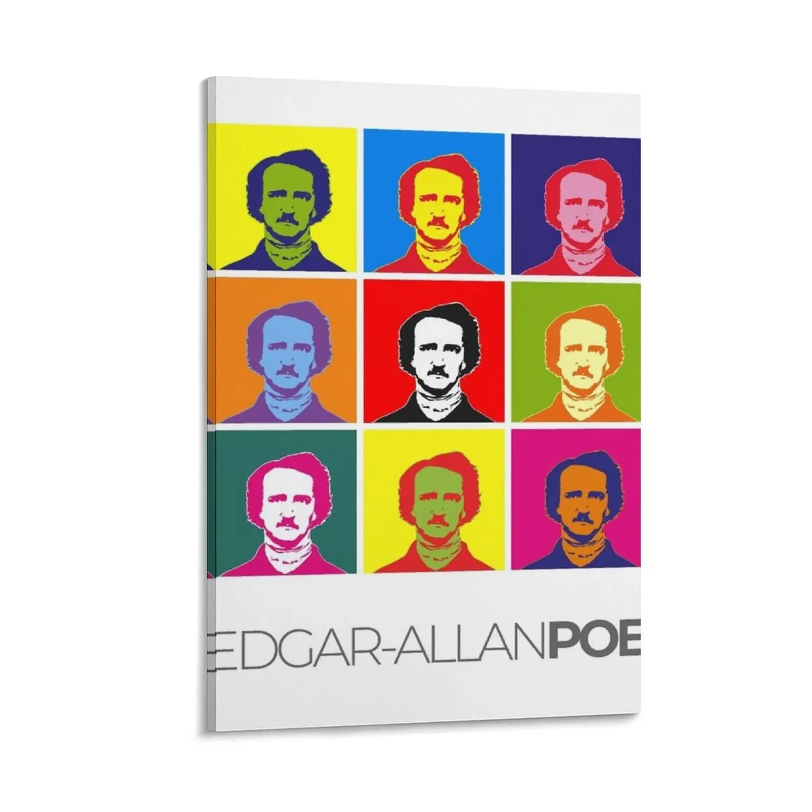 

Edgar Allan Poe pop-art portrait poster Canvas Painting room decorations aesthetic posters anime wall art canvas painting